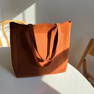 Madewell Suede Medium Transport Tote